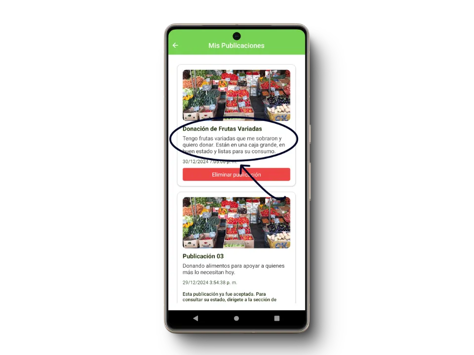 Confirmación de donación